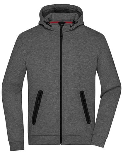 Men´s Hooded Jacket — Dark Melange