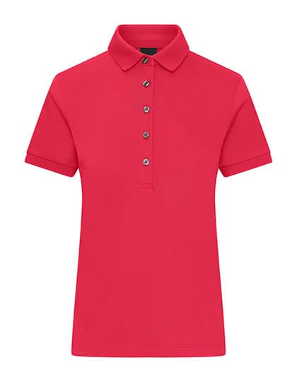 Ladies´ Mercerised Polo — Light Red
