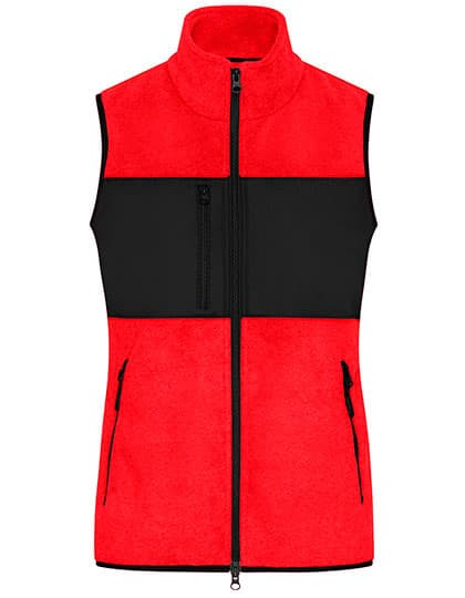Ladies´ Fleece Vest — Red