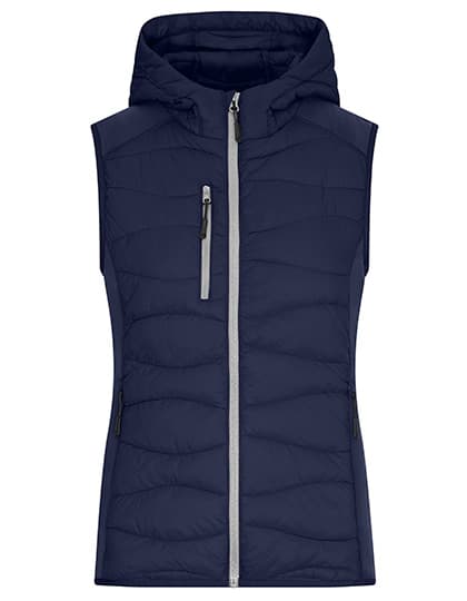 Ladies´ Hybrid Vest — Navy