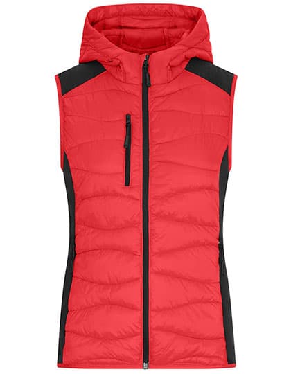 Ladies´ Hybrid Vest — Red