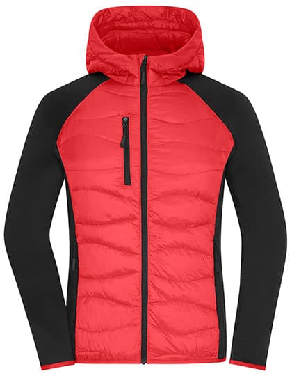 Ladies´ Hybrid Jacket — Red
