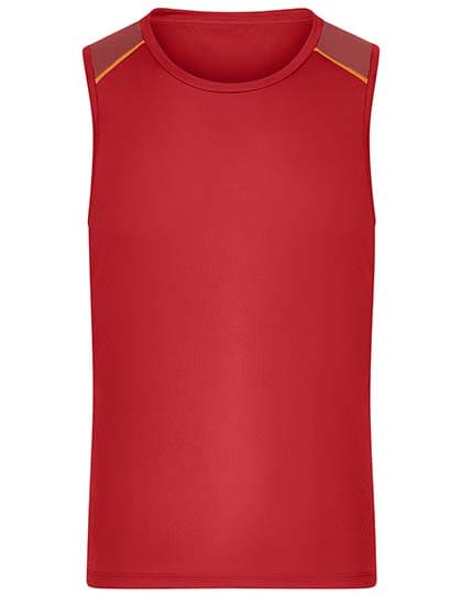 Men´s Running Tank — Spicy Orange