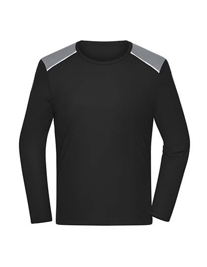 Men´s Running Shirt Longsleeve — Black