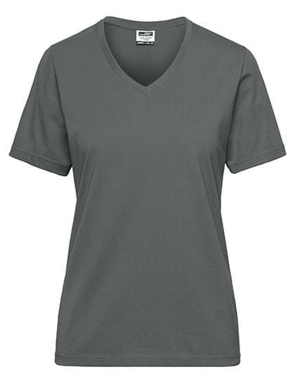Ladies´ Bio Workwear T-Shirt — Dark Grey (Solid)