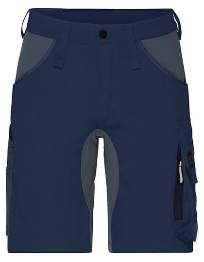Workwear Stretch-Bermuda Slim Line — Navy