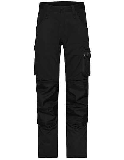Workwear Stretch-Pants Slim Line — Black