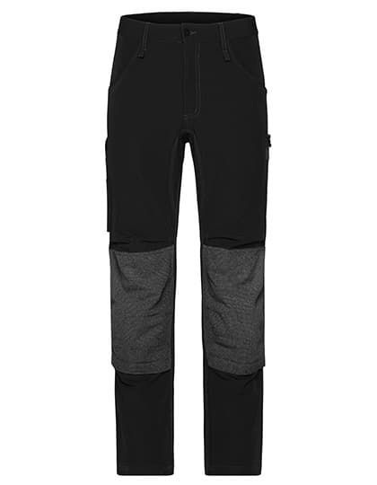 Workwear Pants 4-Way Stretch Slim Line — Black