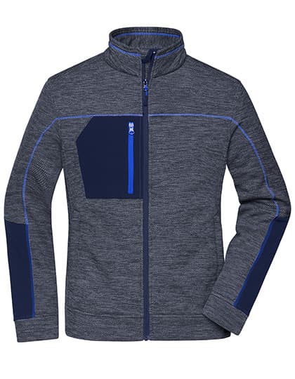 Ladies´ Structure Fleece Jacket — Navy Melange
