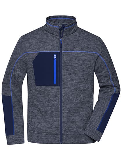 Men´s Structure Fleece Jacket — Navy Melange
