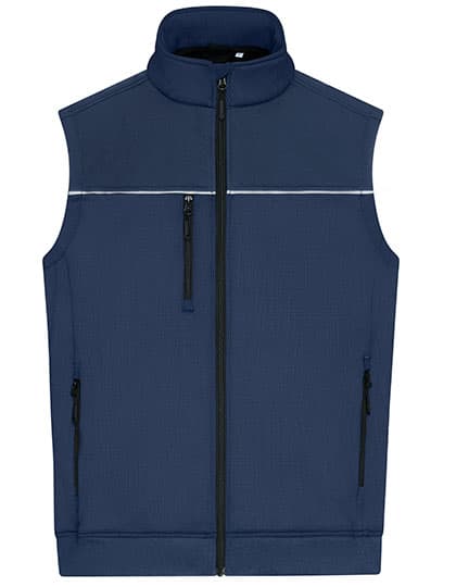 Hybrid Workwear Vest — Navy