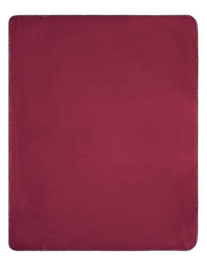 Fleece Blanket — Bordeaux