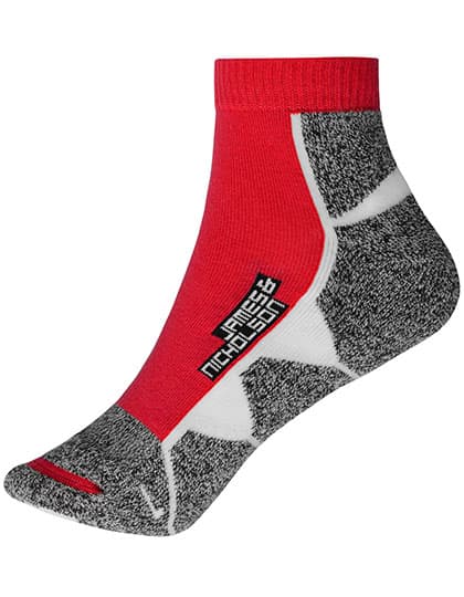 Sport Sneaker Socks — Red