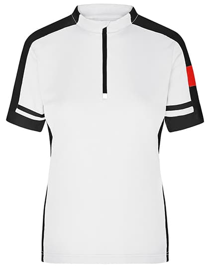 Ladies´ Bike-T Half Zip — White