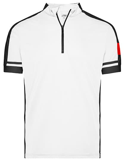 Men´s Bike-T Half Zip — White