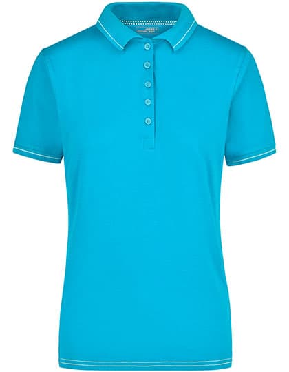Ladies´ Elastic Polo — Aqua