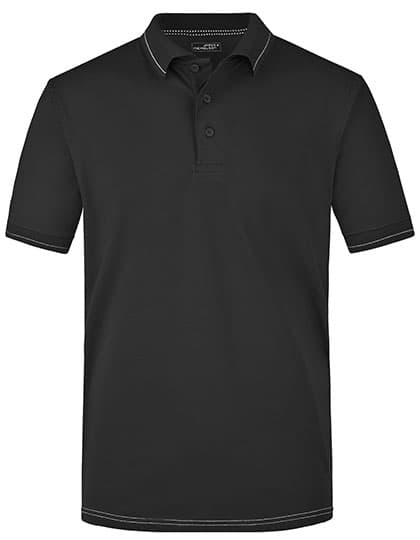 Men´s Elastic Polo — Black