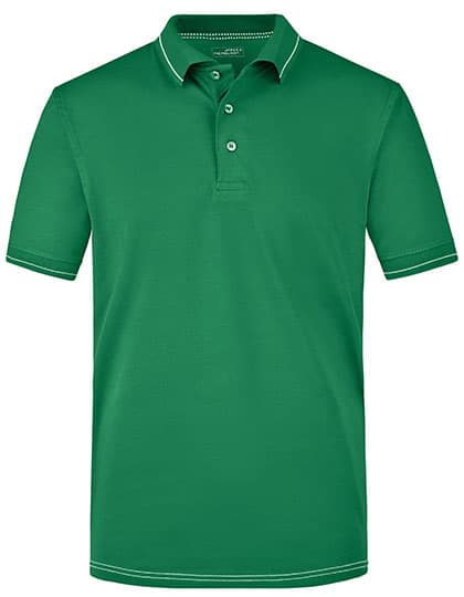 Men´s Elastic Polo — Irish Green