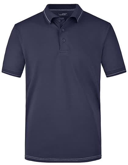 Men´s Elastic Polo — Navy