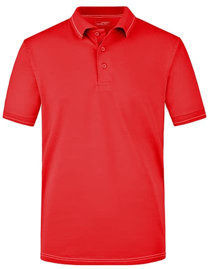 Men´s Elastic Polo — Red