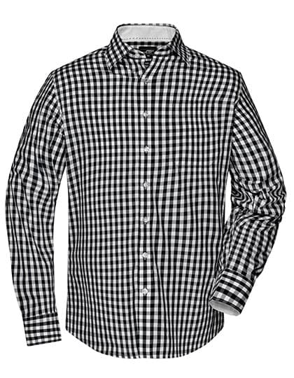 Men´s Checked Shirt — Black