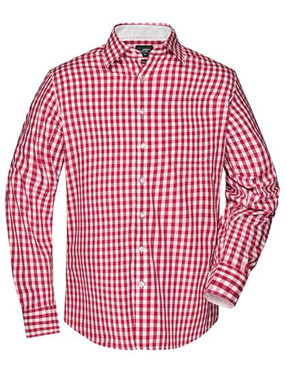 Men´s Checked Shirt — Red