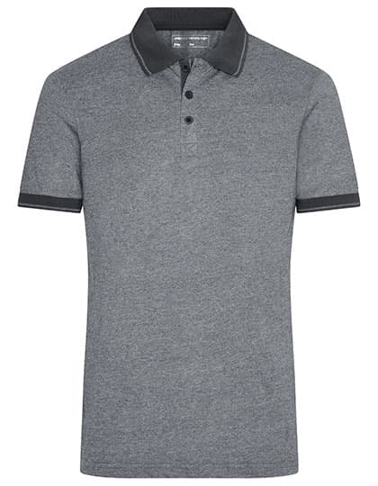 Men´s Heather Polo — Black Melange