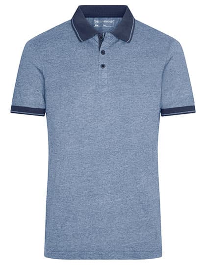 Men´s Heather Polo — Blue Melange