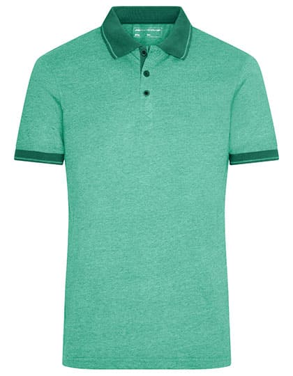 Men´s Heather Polo — Green Melange