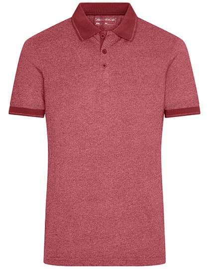Men´s Heather Polo — Wine Melange