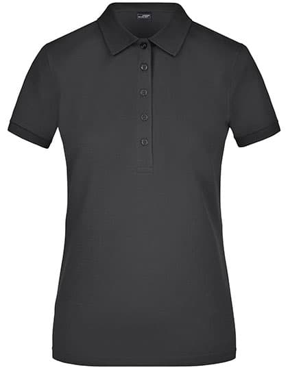 Ladies´ Elastic Polo Piqué — Black