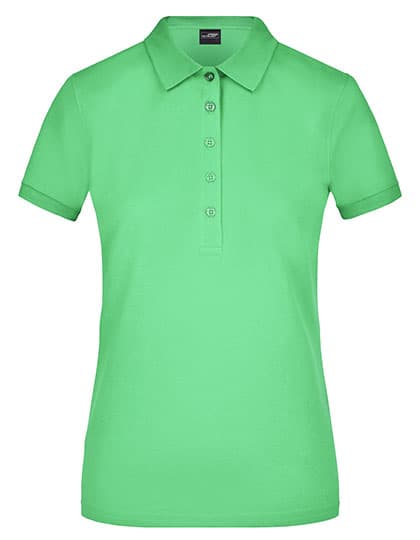 Ladies´ Elastic Polo Piqué — Lime Green