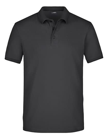 Men´s Elastic Polo Piqué — Black