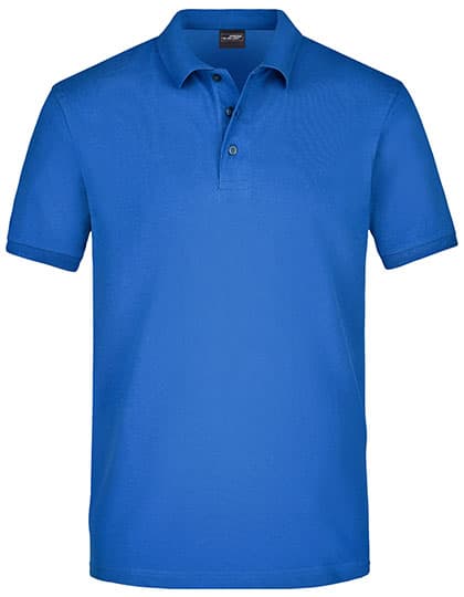 Men´s Elastic Polo Piqué — Royal