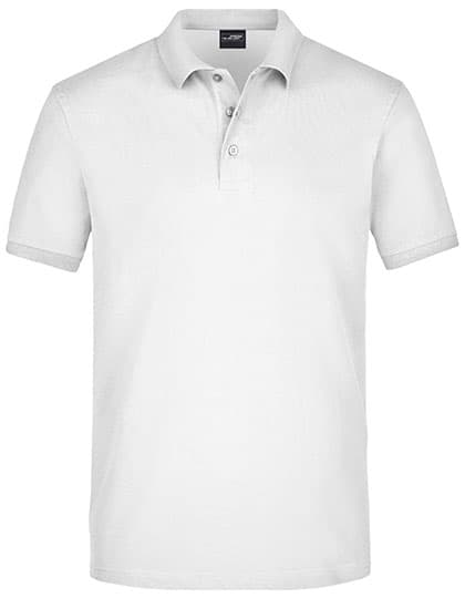 Men´s Elastic Polo Piqué — White