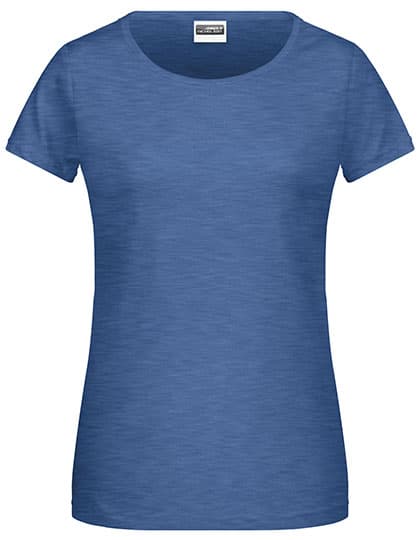 Ladies´ Basic-T — Light Denim Melange