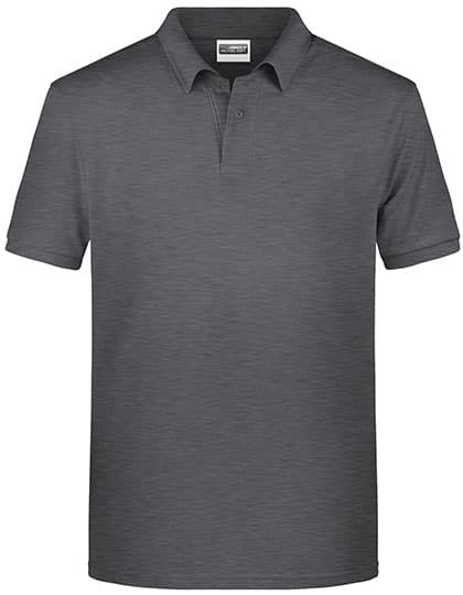 Men´s Basic Polo — Black Heather