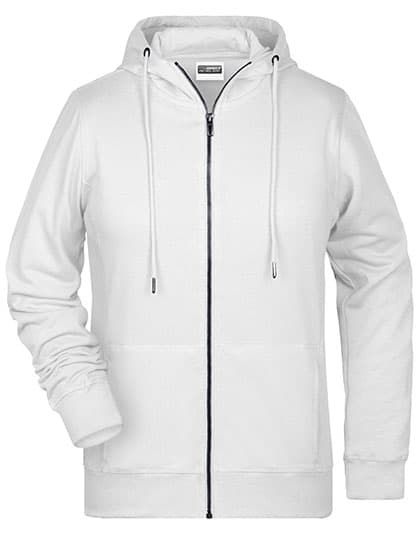 Ladies´ Zip-Hoody — White