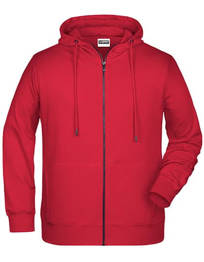 Men´s Zip-Hoody — Red