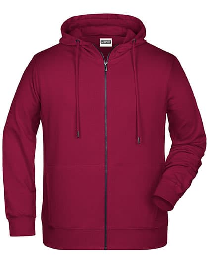 Men´s Zip-Hoody — Wine