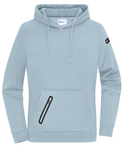 Ladies´ Hoody Interlock — Milky Blue