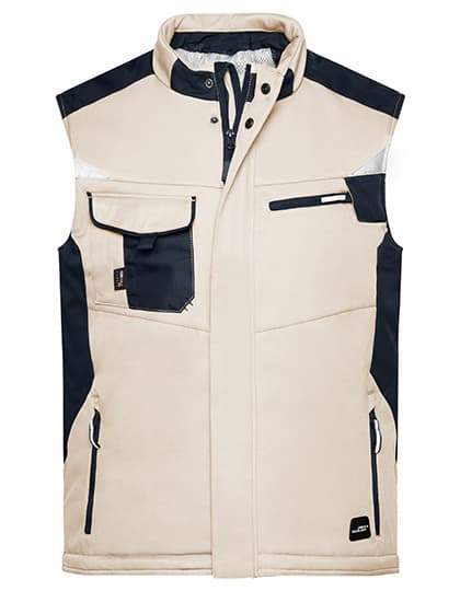 Craftsmen Softshell Vest -STRONG- — Stone