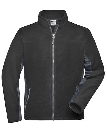 Men´s Workwear Fleece Jacket -STRONG- — Black