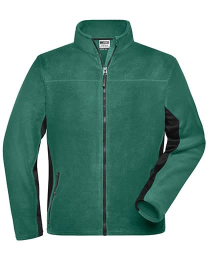 Men´s Workwear Fleece Jacket -STRONG- — Dark Green