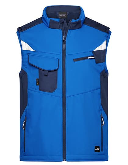 Workwear Softshell Vest -STRONG- — Royal