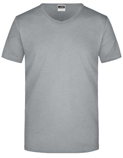 Men´s Slim Fit V-T — Grey Heather