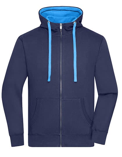 Men´s Lifestyle Zip-Hoody — Navy
