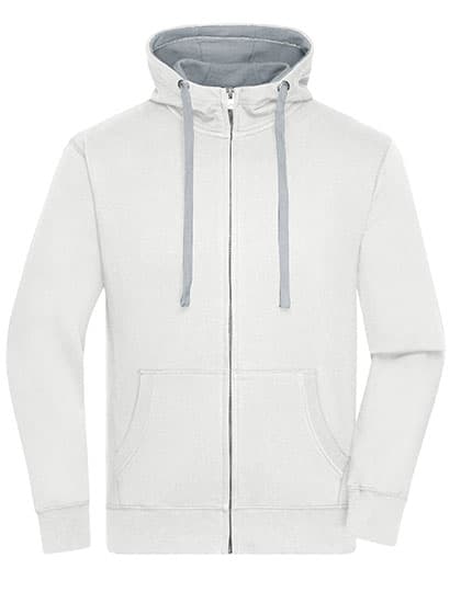 Men´s Lifestyle Zip-Hoody — Off White