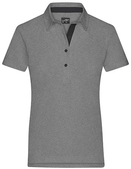 Ladies´ Plain Polo — Light Melange