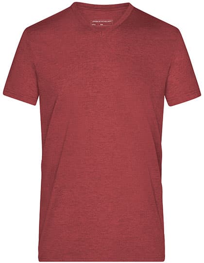 Men´s Heather T-Shirt — Wine Melange